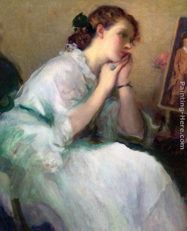 Daydreaming painting - Fernand Toussaint Daydreaming art painting